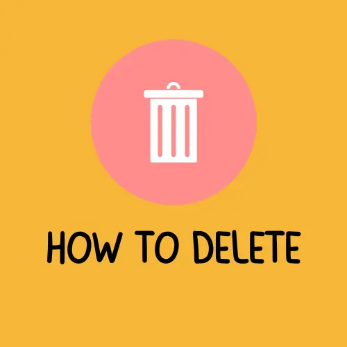 How to Delete  Order History