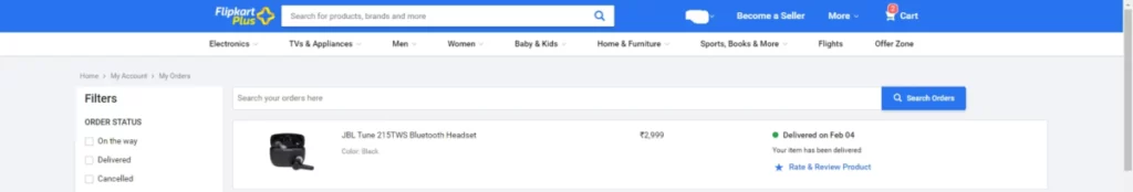 How to Delete Flipkart Order History Orders