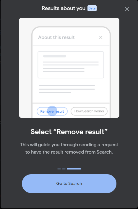 Select “Remove result”